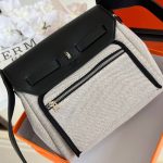 Hermès Herbag Leather Handbag
