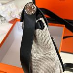 Hermès Herbag Leather Handbag