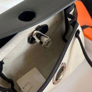 Hermès Herbag Leather Handbag