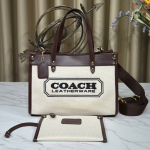 Coach Cargo Tote Canvas Women's Bag