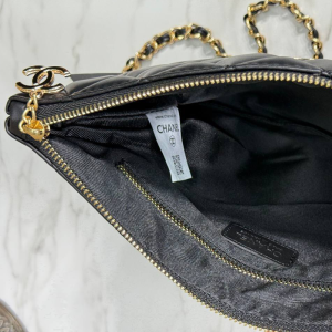 Chanel Coco Charms Chain Quilted Pouch Women's Handbag and Shoulder Bag